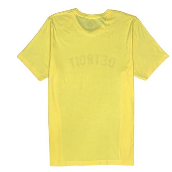 NEW INK DETROIT unisex - basic t shirt in yellow - Picture 2 of 2